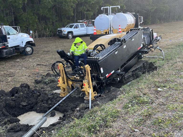 2500' of fiber for Horry County Government
